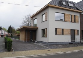 Totaalrenovatie en aanbouw / bijgebouw in houtskelebouw in Merelbeke