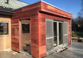 Aanbouw / bijgebouw in houtskelet 