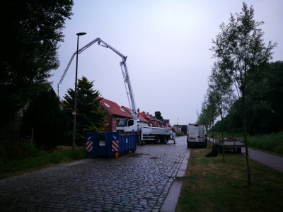 Aanbouw van een bijgebouw in houtskeletbouw in Berendrecht