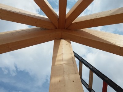 Lage-energiewoning in houtskeletbouw in Ternat
