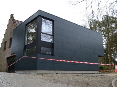 Aanbouw / bijgebouw met verdieping in houtskelet in Keerbergen
