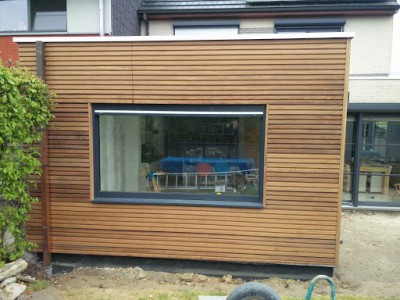 Aanbouw / bijgebouw in houtskeletbouw in Opwijk
