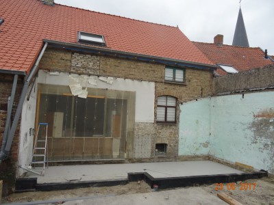 Aanbouw bijgebouw in houtskeletbouw in Diksmuide