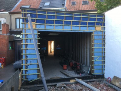Nieuwbouw in houtskeletbouw in Torhout