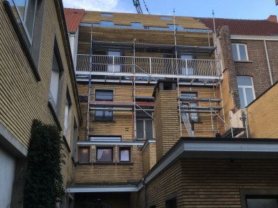 Extra verdieping in houtskeletbouw in Gent