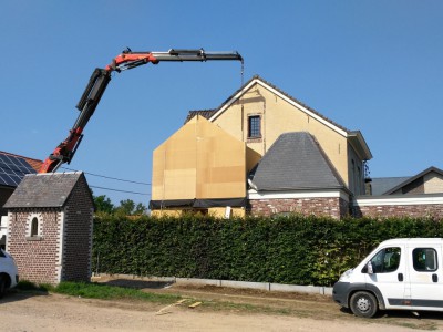 Aanbouw / bijgebouw in houtskelet in Houwaart
