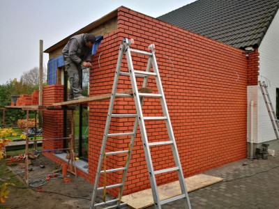 Aanbouw / bijgebouw in houtskeletbouw in Turnhout