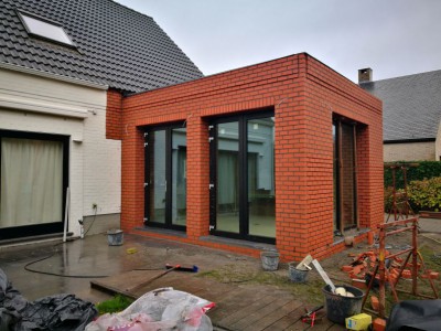 Aanbouw / bijgebouw in houtskeletbouw in Turnhout