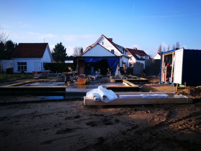 Nieuwbouw houtskeletbouw BEN-woning in Zwijndrecht