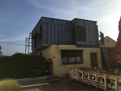 Extra verdieping in houtskeletbouw als zorgwoning